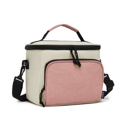 Kono Insulated Lunch Bag-Water-Resistant 4-Layer Food Container, Leak-Proof