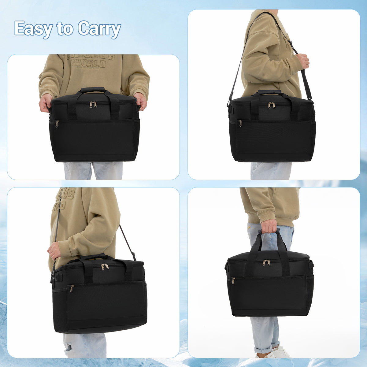 Kono Small 20L Portable Lunch Bag with Enhanced Insulation–Compact & Convenient