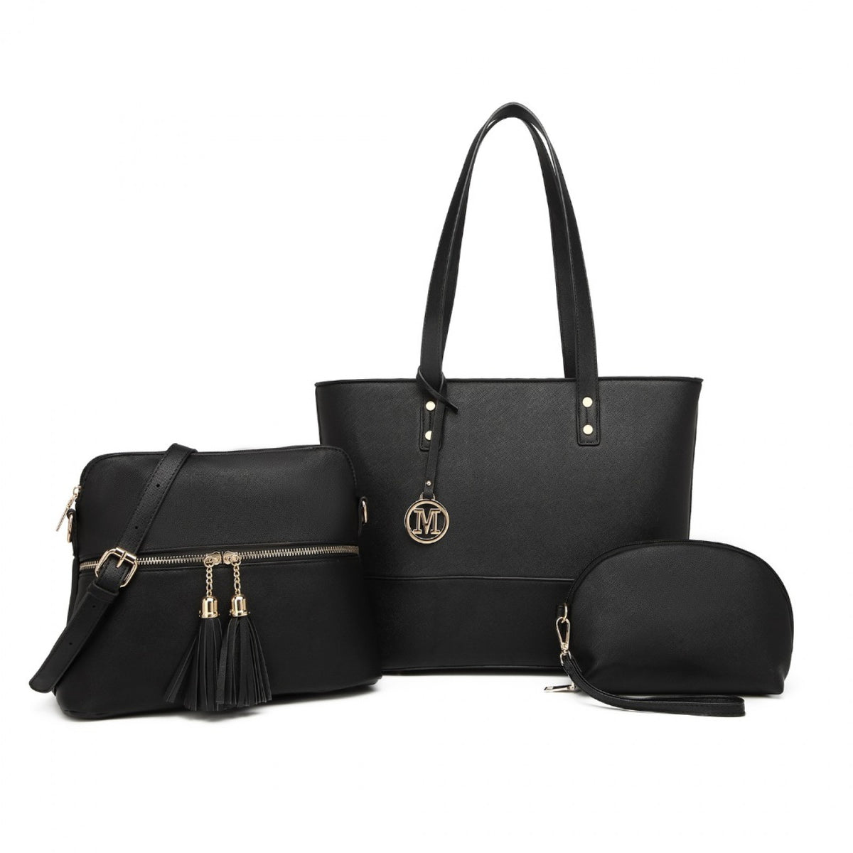 Miss Lulu Elegant Leather Look Tote Bag- Versatile & Chic for Every Occasion