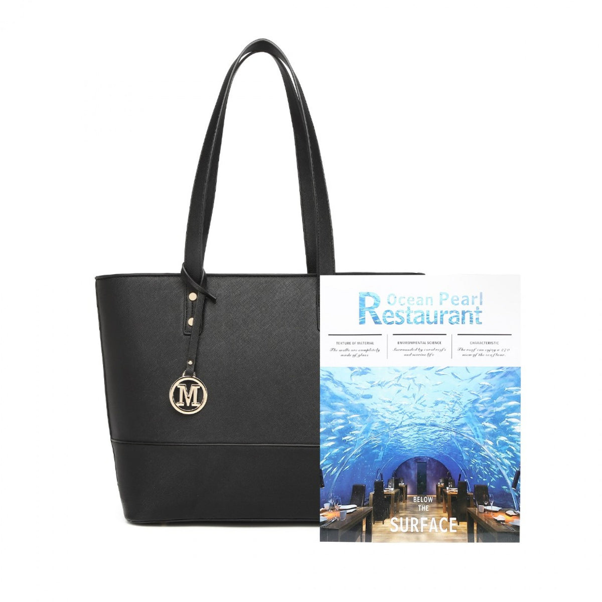 Miss Lulu Elegant Leather Look Tote Bag- Versatile & Chic for Every Occasion