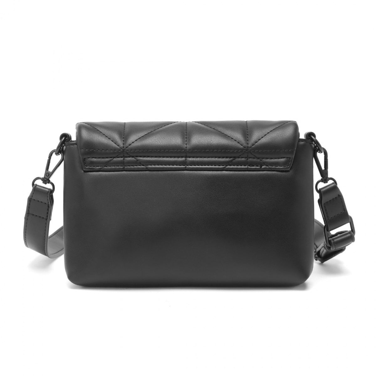 Miss Lulu Chic Quilted Shoulder Bag With Chain Strap