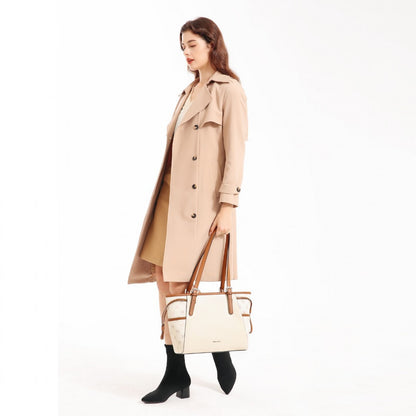 Miss Lulu Elegant Tote Bag With Monogram Pattern
