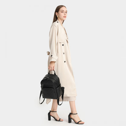 Miss Lulu Water-resistant Chic PU Leather Backpack