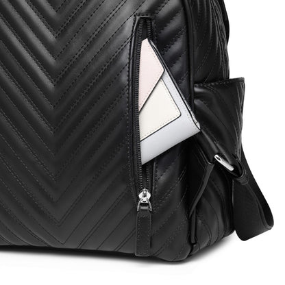 Miss Lulu Water-resistant Chic PU Leather Backpack