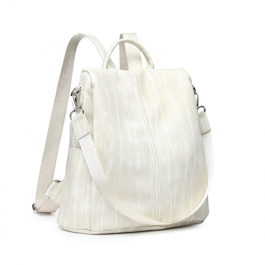 Miss Lulu Versatile Anti-Theft PU Leather Convertible Bag And Backpack