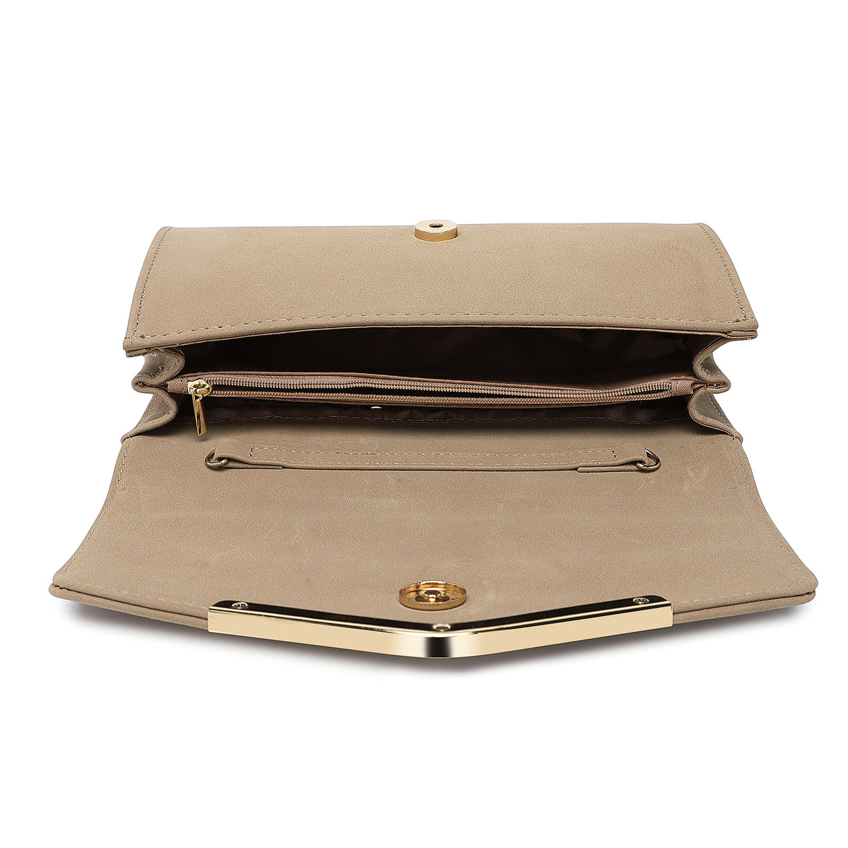 Miss Lulu Leather Look Envelope Clutch Bag