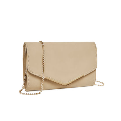 Miss Lulu Leather Look Envelope Clutch Bag