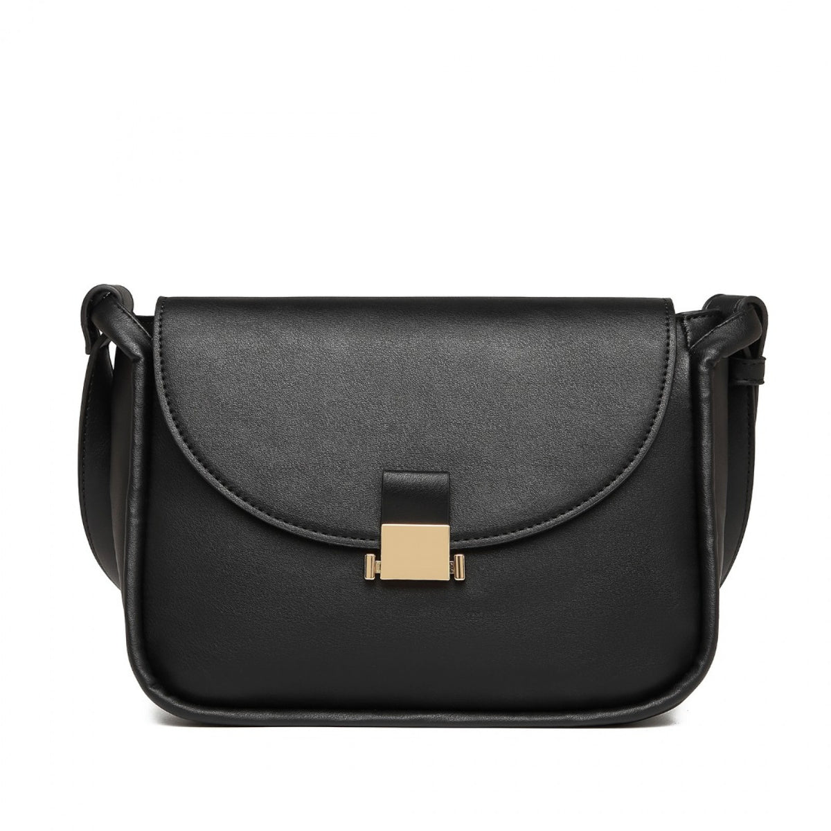 Miss Lulu Fashion Leather Commute Flap Small Square Bag