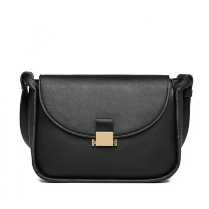 Miss Lulu Fashion Leather Commute Flap Small Square Bag