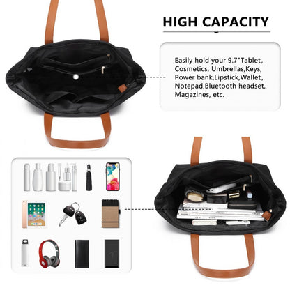 Miss Lulu Casual Waterproof Shopping Tote Bag