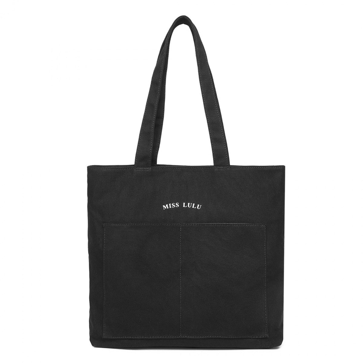 Miss Lulu Large Capacity Canvas Shopping Shoulder Bag