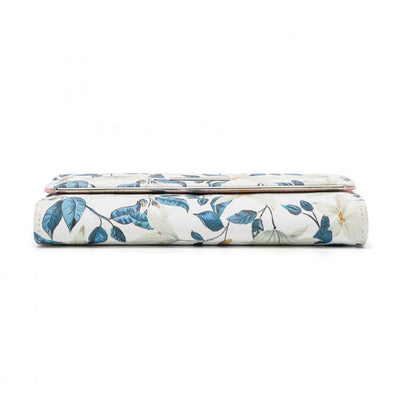 Miss Lulu Ladies' Flower Printed PU Leather Long Purse