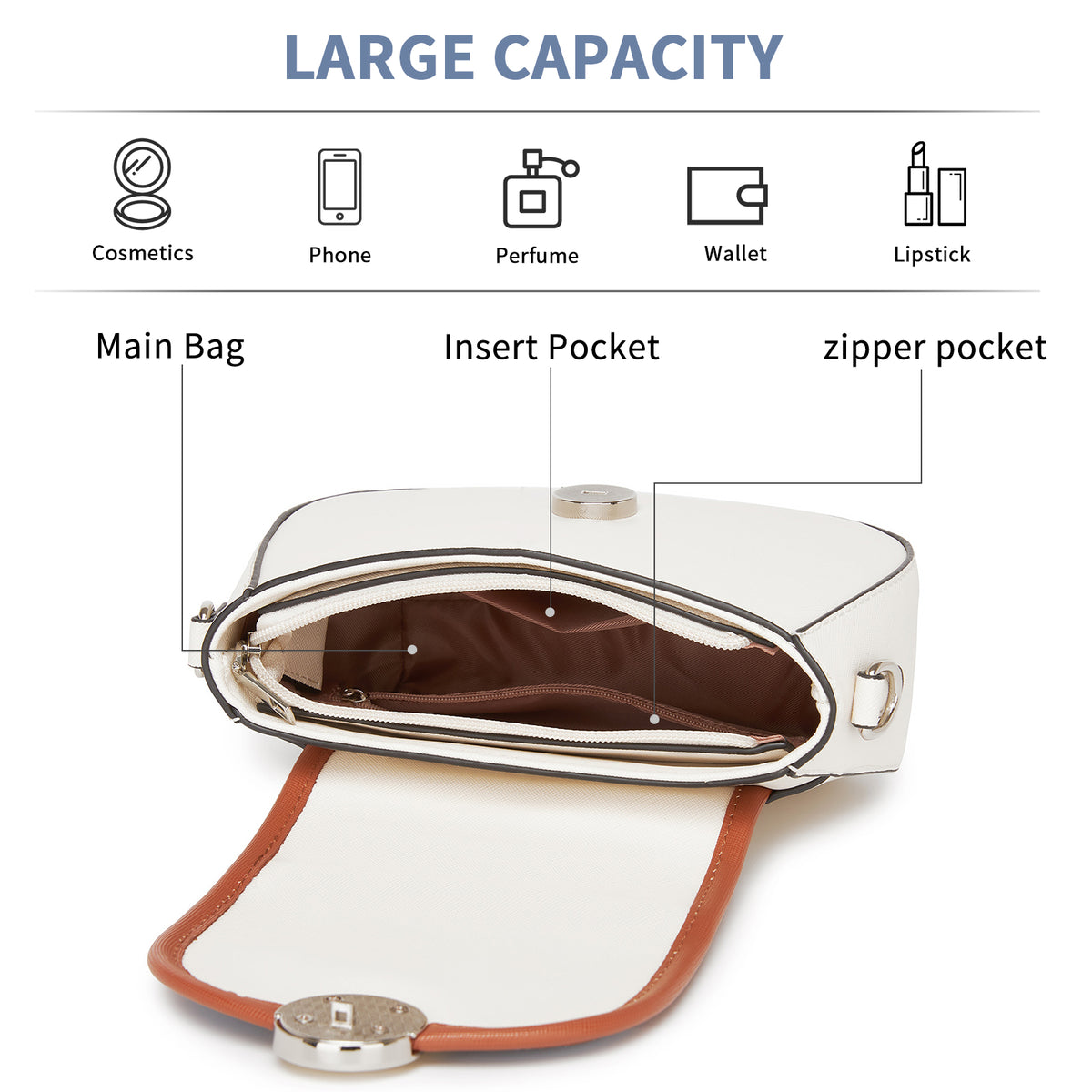 Miss Lulu Women’s PU Leather Ethnic Style Crossbody Bag