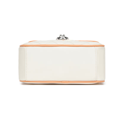 Miss Lulu Practical Quilted PU Leather Crossbody Handbag