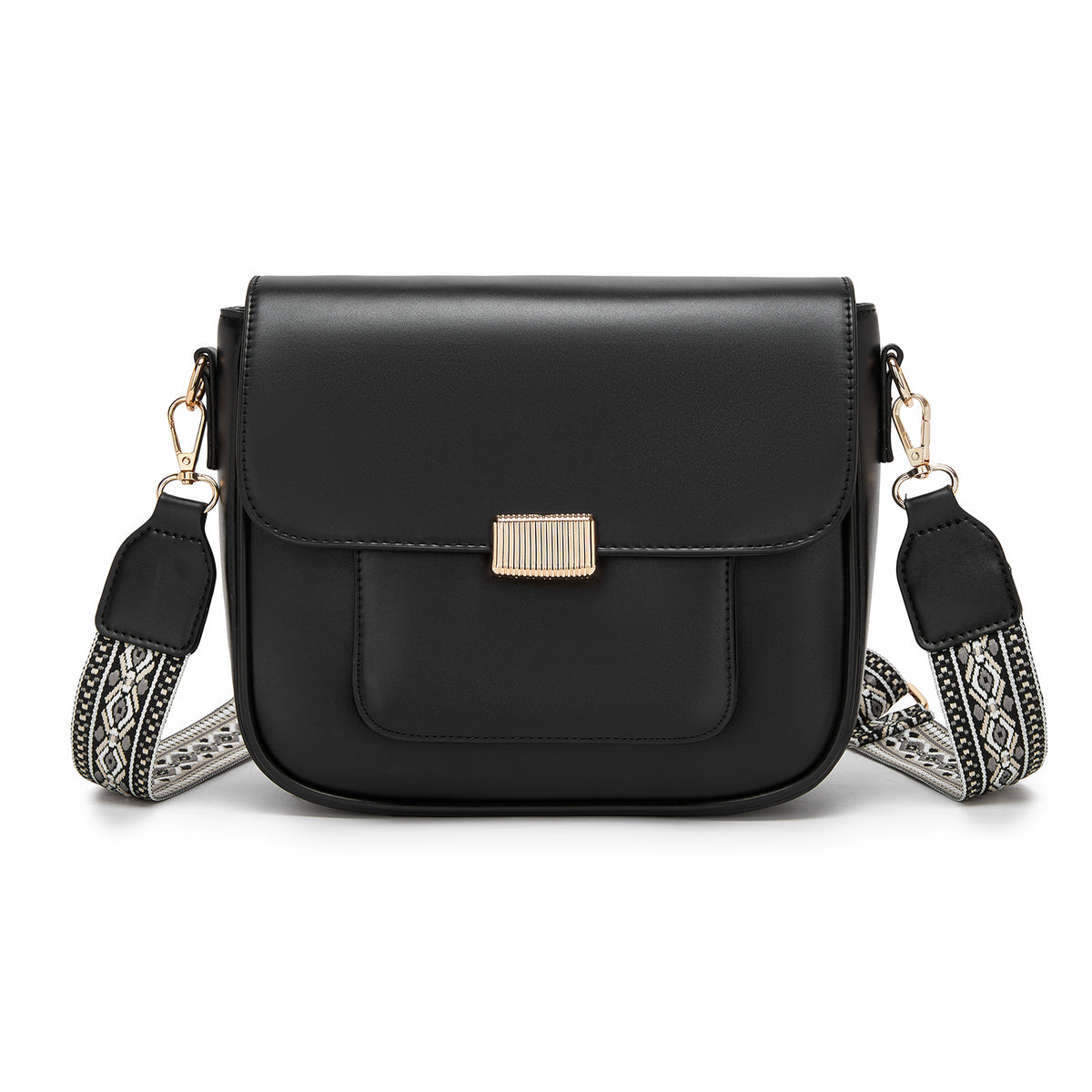 Miss Lulu Chic Fashion PU Crossbody Shoulder Bag