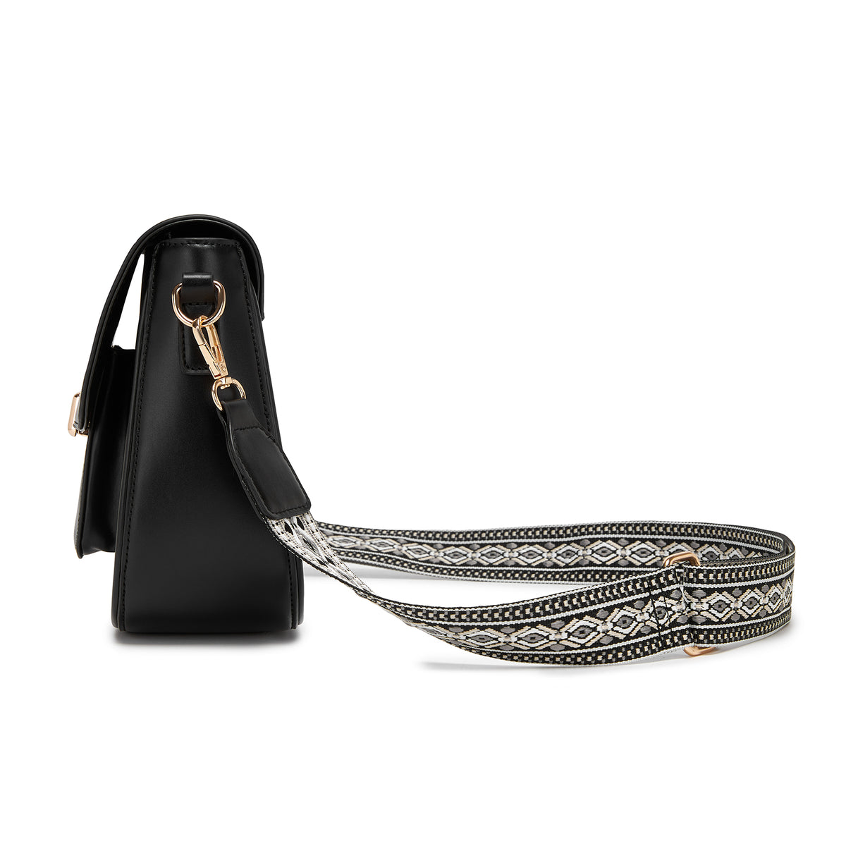 Miss Lulu Chic Fashion PU Crossbody Shoulder Bag