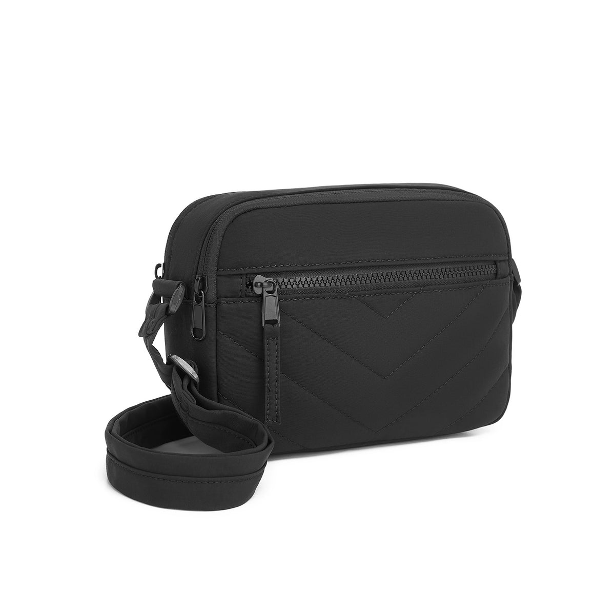 Miss Lulu Women’s Crossbody Bag, Multi‑Zip Pockets Compact Daily Shoulder Bag