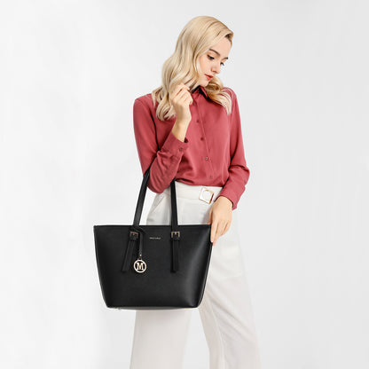 Miss Lulu Minimalist Tote Handbag Structured
