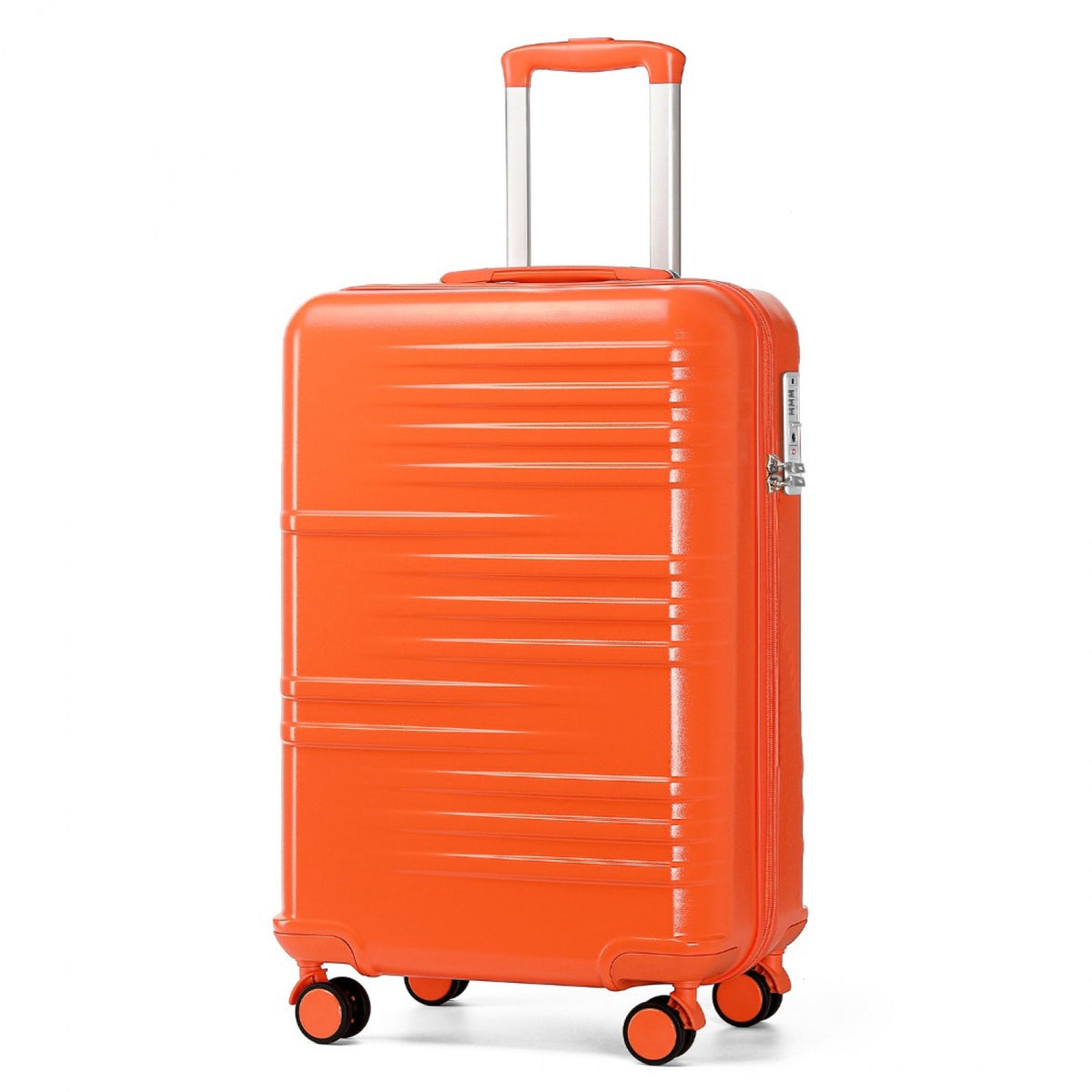 British Traveller Durable Polycarbonate and ABS Hard Shell Suitcase With TSA