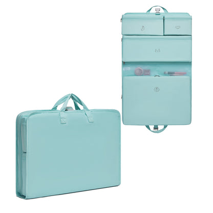 Kono 6-in-1 Hanging Travel Organiser Bag, Portable Foldable Packing Cubes