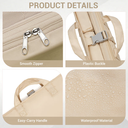 Kono 6-in-1 Hanging Travel Organiser Bag, Portable Foldable Packing Cubes