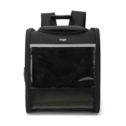 Dogat Foldable And Durable Pet Backpack Carrier Travel Bag for Cats and Small