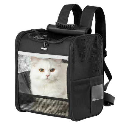 Dogat Foldable And Durable Pet Backpack Carrier Travel Bag for Cats and Small