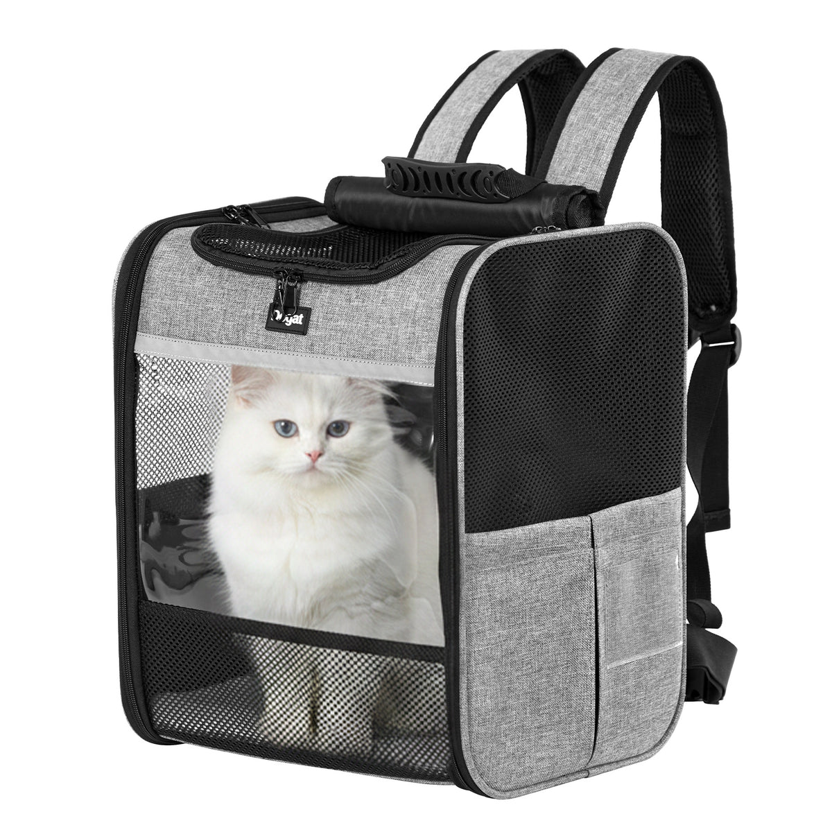 Dogat Foldable And Durable Pet Backpack Carrier Travel Bag for Cats and Small
