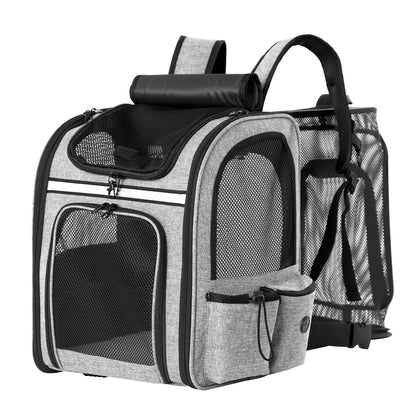 Dogat Expandable And Foldable Pet Backpack Carrier