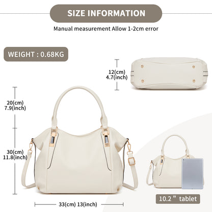Miss Lulu Soft Leather Elegant Simple Shoulder Bag
