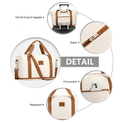 Kono 36L Expandable Water-Resistant Travel Tote