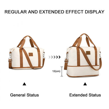 Kono 36L Expandable Water-Resistant Travel Tote