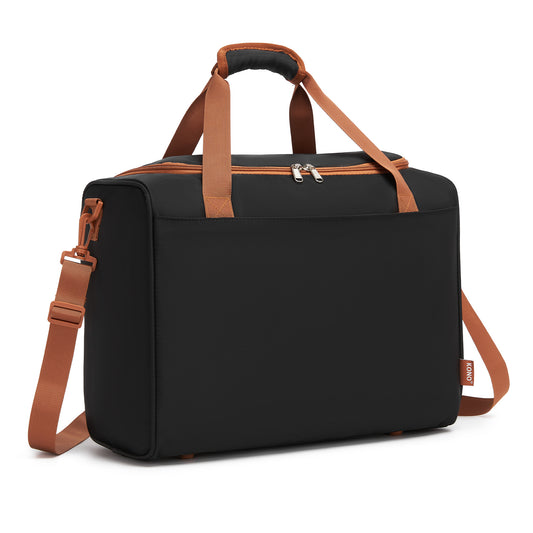 Kono Compact and Lightweight 40×30×20 Personal-Item Travel Bag- U-Zip Wide