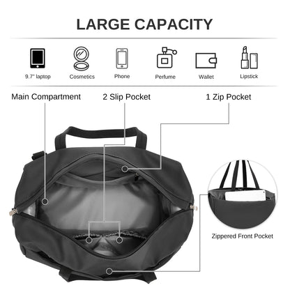 Kono 40×30×20cm Cabin Approved Travel Bag- Versatile Carry-On Shoulder Bag for
