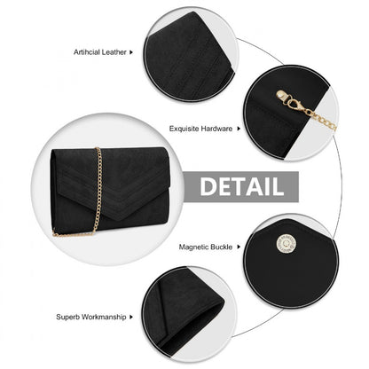 Miss Lulu Luxurious Envelope-Style Evening Clutch