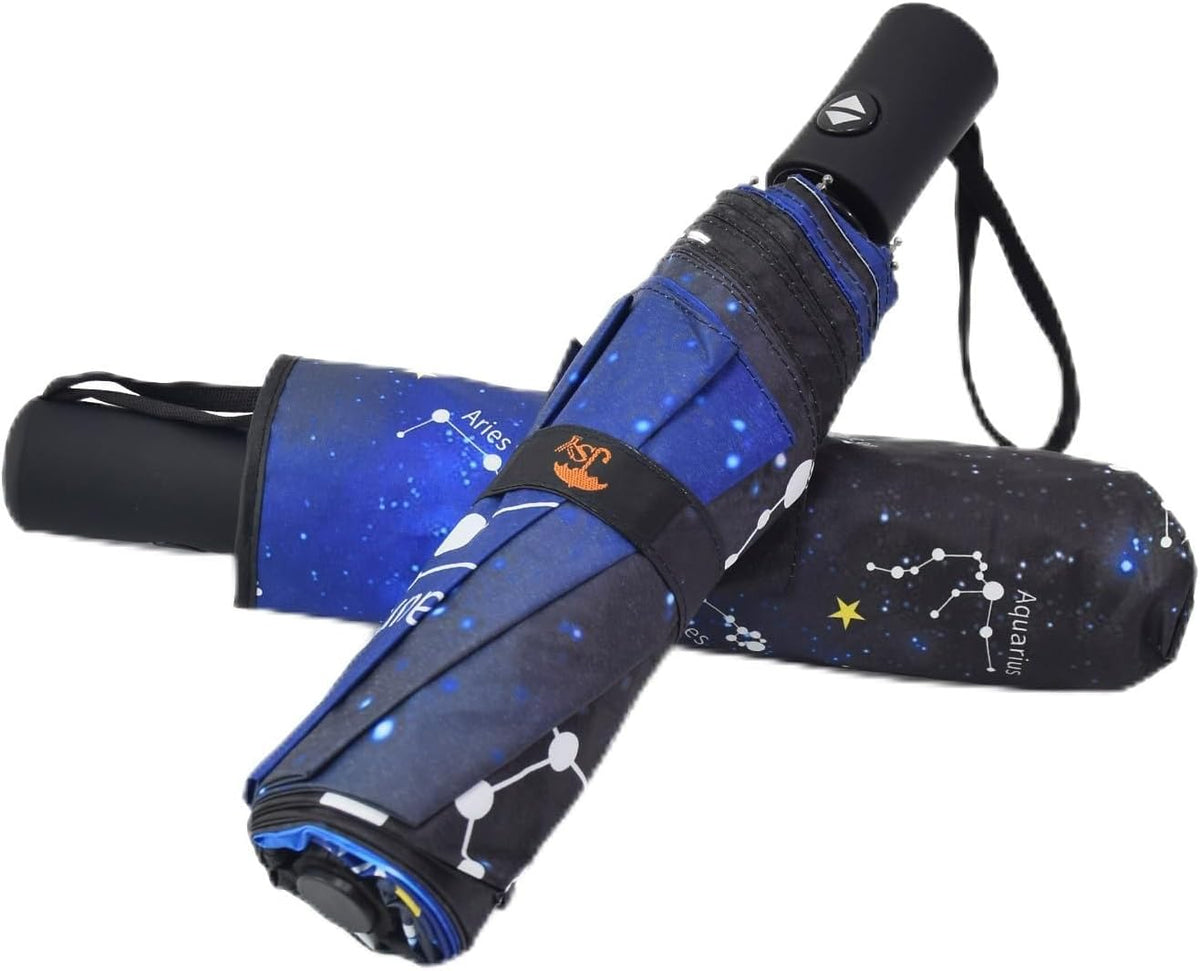 Travel Umbrella Windproof Automatic Unbreakable UV Protection