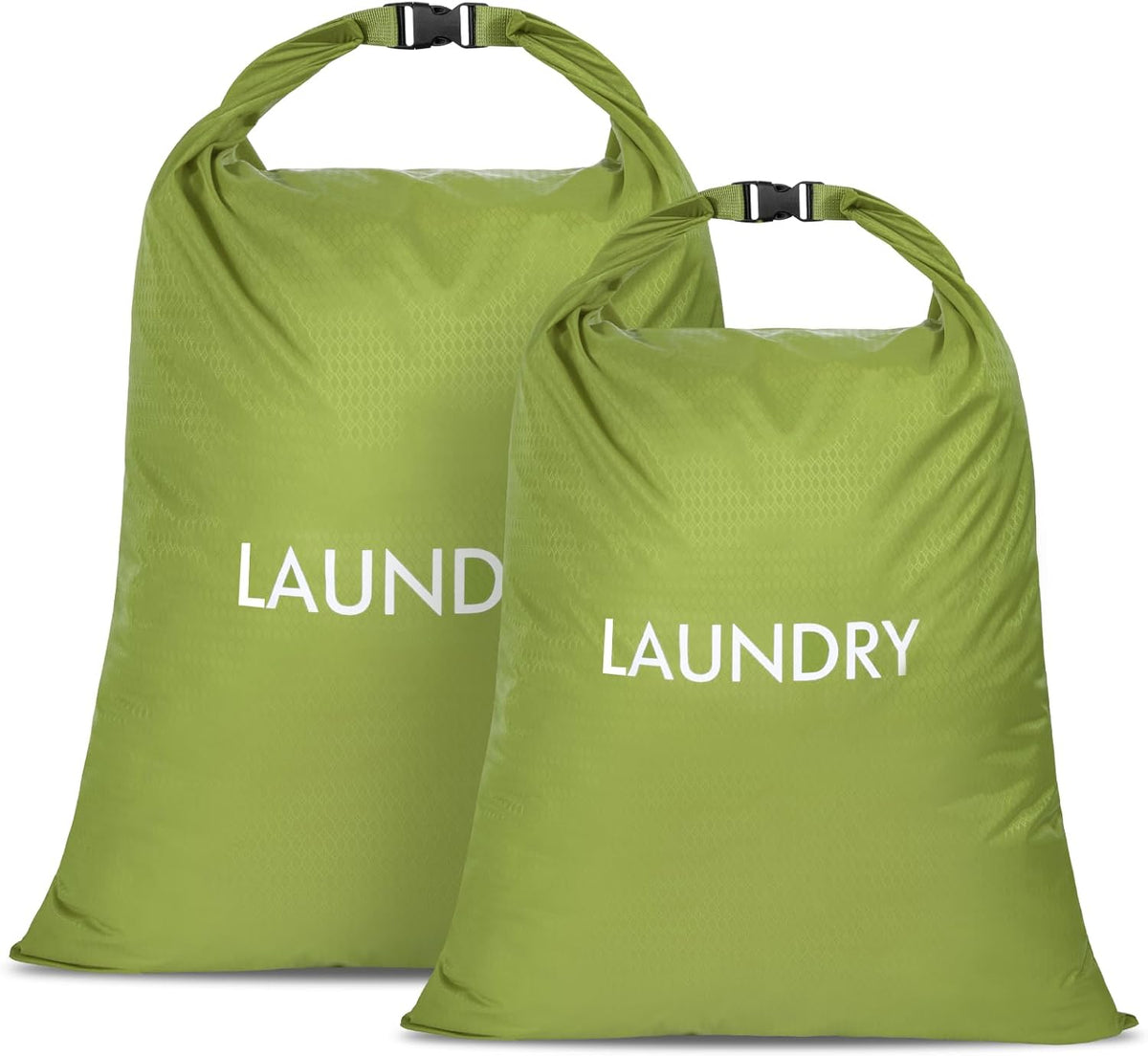 2 Pack Travel Laundry Bag, Nylon Washing Bags for Laundry, Camping