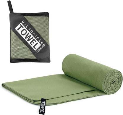 Microfibre Towel, Quick Dry Travel Towel for Gym, Beach and Swimming