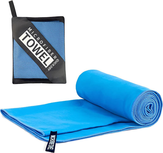 Microfibre Towel, Quick Dry Travel Towel for Gym, Beach and Swimming
