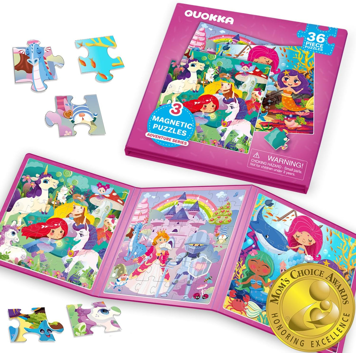 Toddler Magnetic Puzzles for 3 4 Year Olds - Travel Games for Kids 3-5