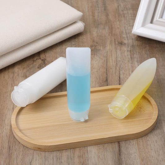 6Pcs Travel Bottles for Toiletries 50Ml,30Ml & 50Ml Clear Plastic Empty Squeeze Bottle,Transparent Refillable Travel Bottles,Leak Proof Small Squeeze Bottle for Toiletries,Makeup,Shampoo