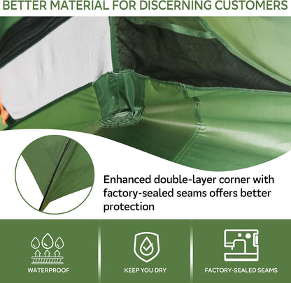 Waterproof 1/2/3/4 Man Tent, Lightweight Camping Tent
