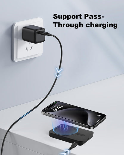 for Magsafe Power Bank, 5000Mah Magnetic Slim Portable Charger