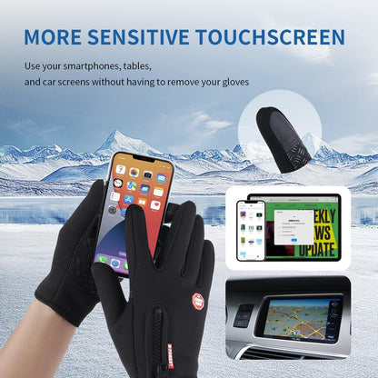 Winter Thermal Gloves for Cycling Bike Riding Driving Golf Netball Touchscreen Windproof Anti-Slip Warm Handwear Men Women Ladies Gloves for Outdoor Sport Daily Work Running Fishing Walking Climbing