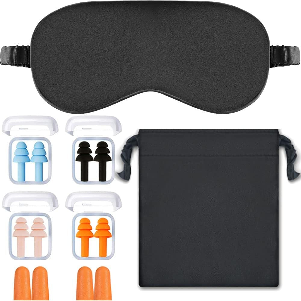 6Pairs Ear Plugs with Eye Mask Gift Set Multicoloured