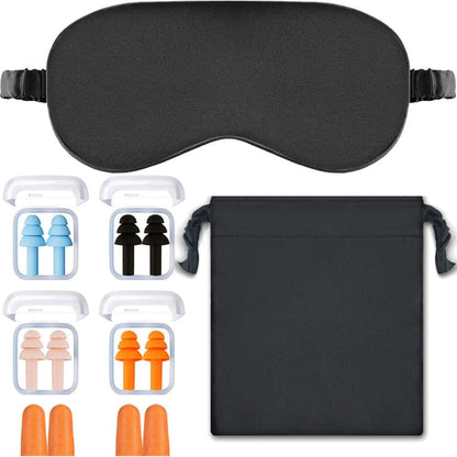 6Pairs Ear Plugs with Eye Mask Gift Set Multicoloured