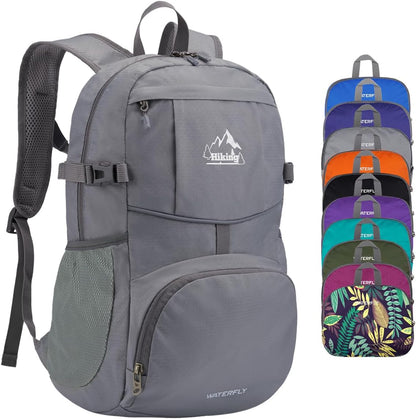 Foldable Lightweight Hiking Backpack: 25L Packable Rucksack