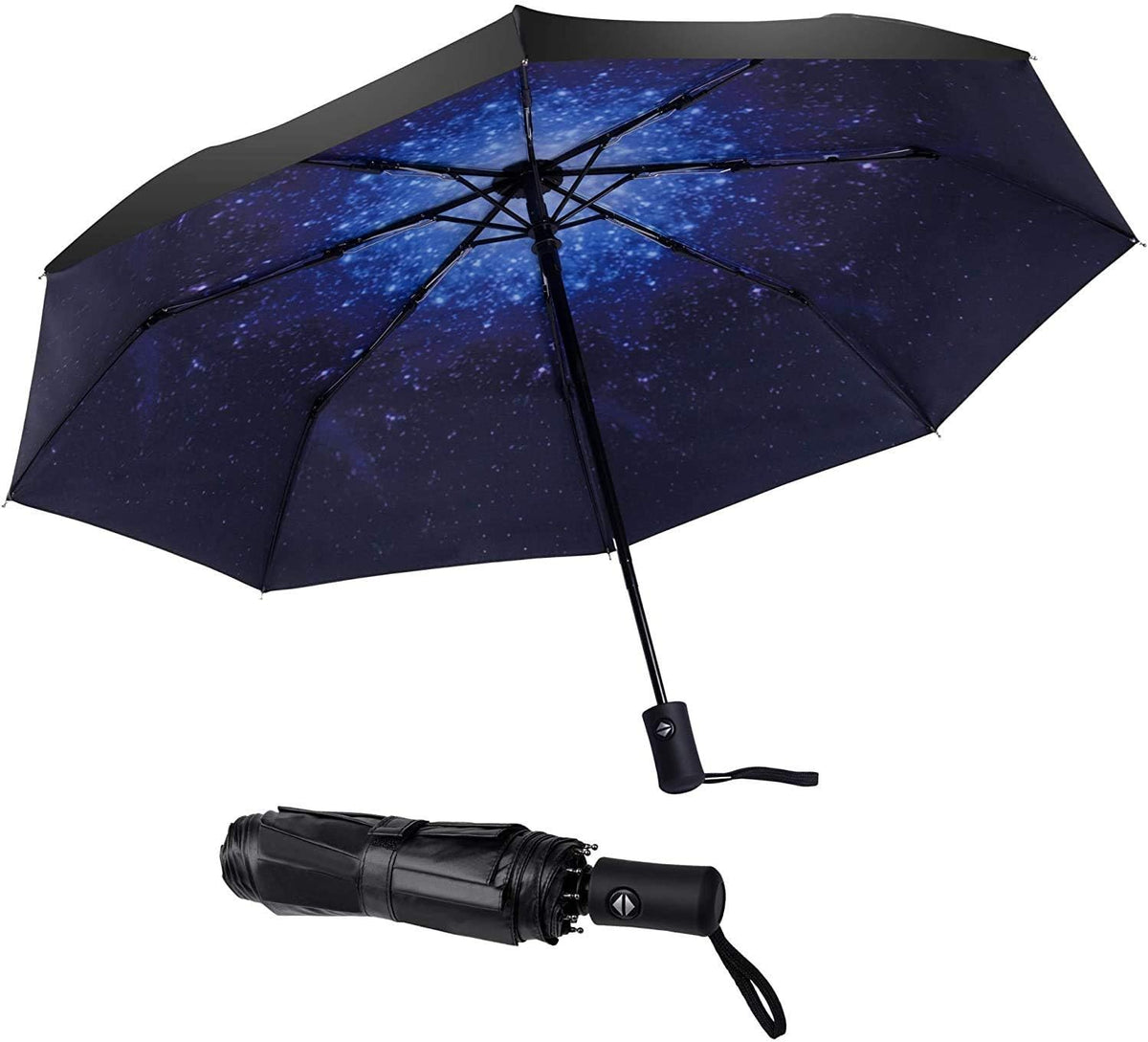 Travel Umbrella Windproof Automatic Unbreakable UV Protection