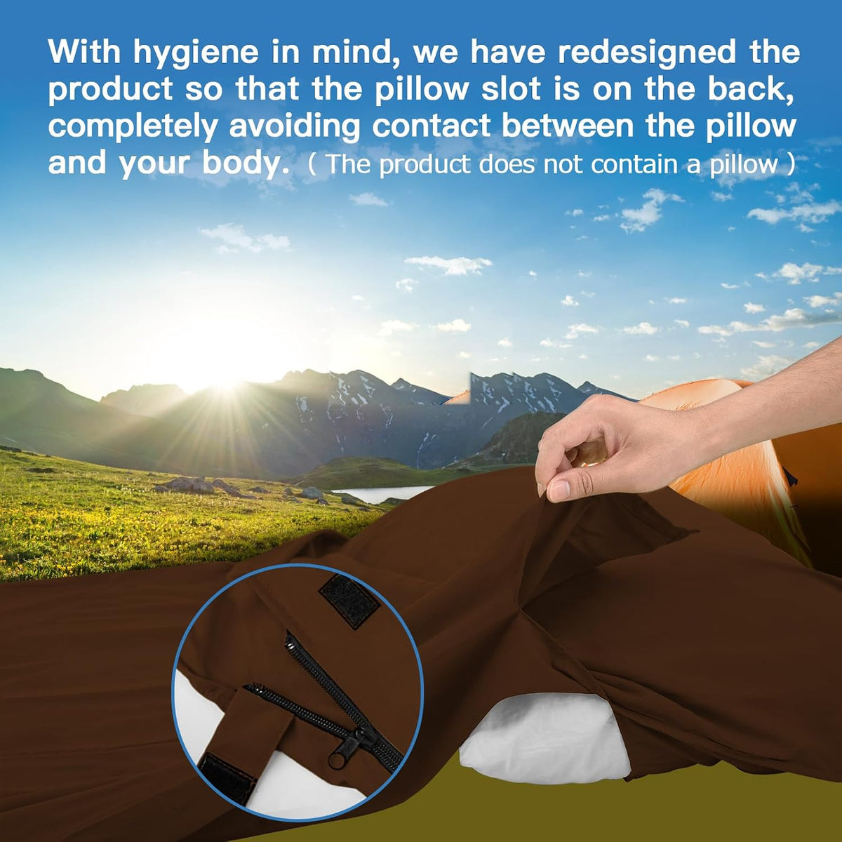 Sleeping Bag Liner, Ultralight Travel Sheets, Soft & Portable