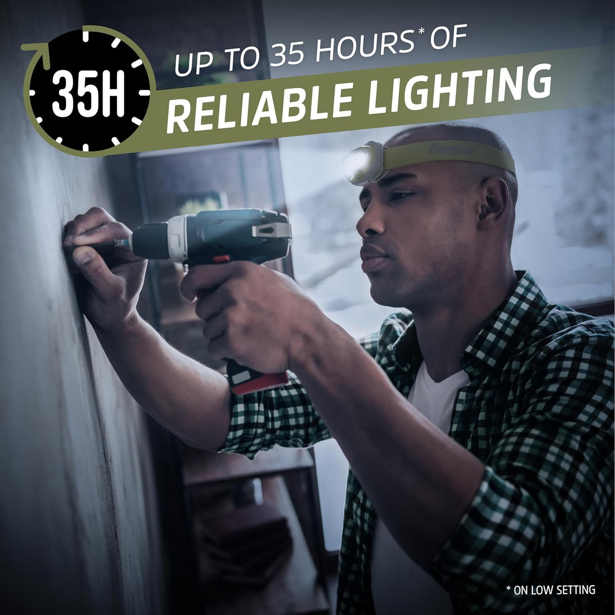 Vision HD+ 260 Lumen Head Torch, Super Bright LED, 7 Modes